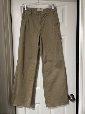 Current/Elliott Utility Wide Leg Pants Khaki - Size 27